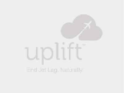 Energized traveler with Uplift Jet Lag App